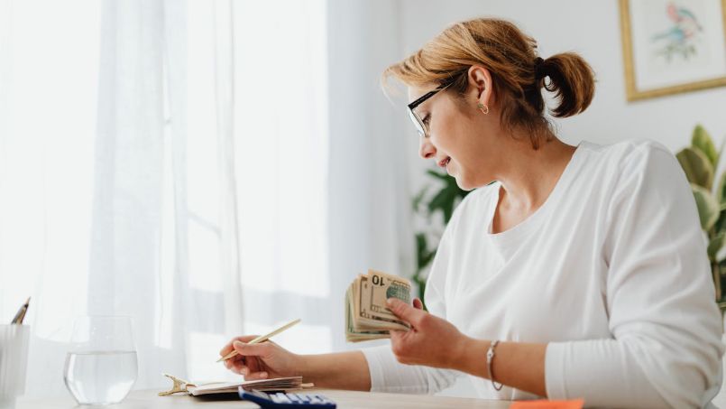 High yield savings account concept