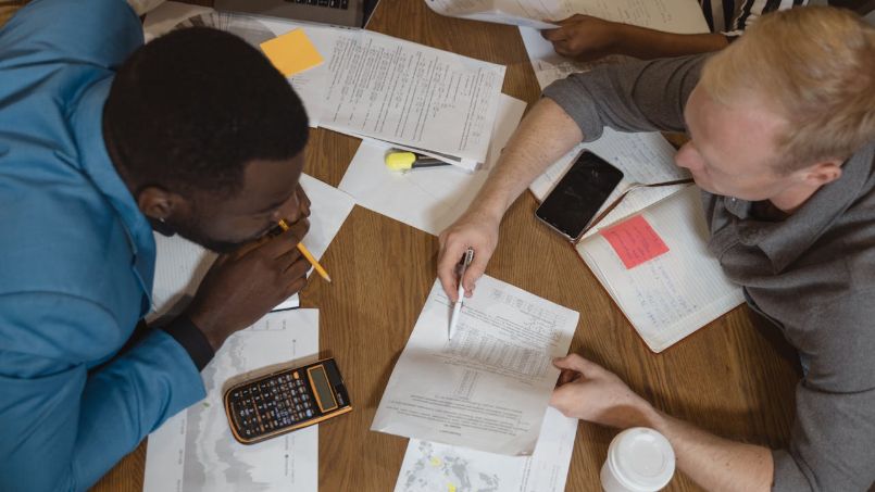 Peer to peer lending investment concept