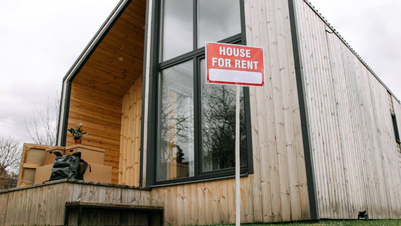 Rental property investment concept