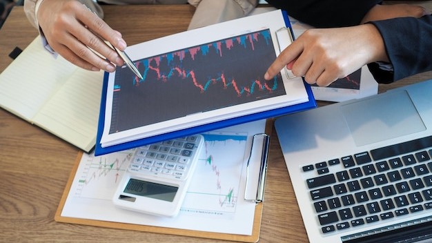 High angle view of laptop on table