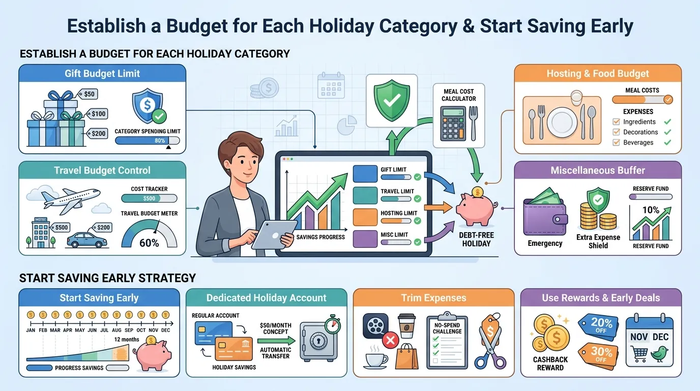 Establish a Budget for Each Holiday Category